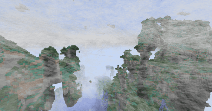 While the insides of clouds are still a little odd, the new system does manage to soften them enough to improve travel through mountainous areas.