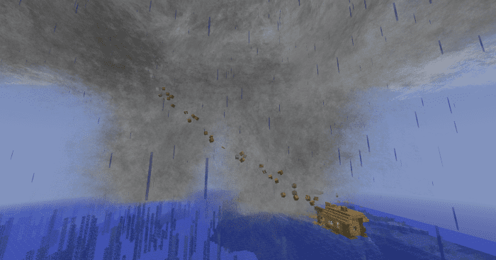 While it is certainly a horrifying experience, watching a tornado rip your house out of the ground might be one of the most memorable experiences you can have in "Minecraft."