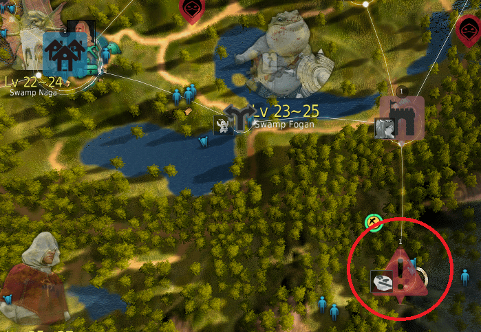 #1: Here is the pine node at the Serendia temple south of Heidel and just east of Glish.