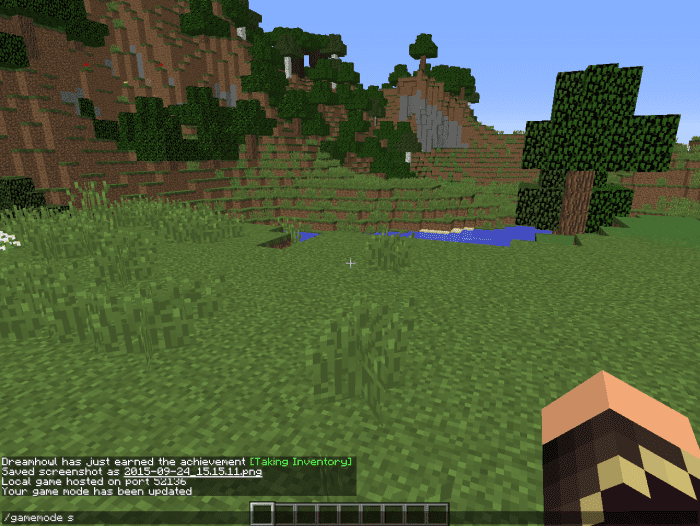 Changing your game mode in "Minecraft" involves a simple cheat command.