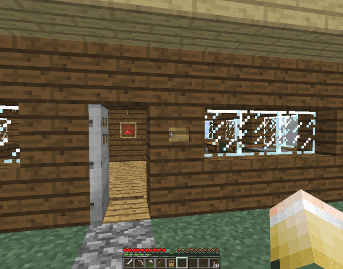 Buttons need to be placed next to doors in order to work properly.