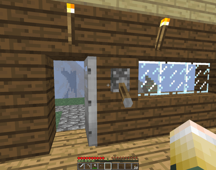 Levers are best when placed inside the house for temporary usage.