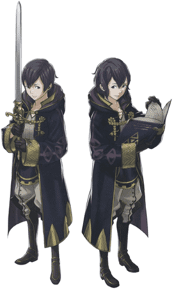 Morgan, as a male, and as a female. Gender and hair color are determined by the MU's mate.