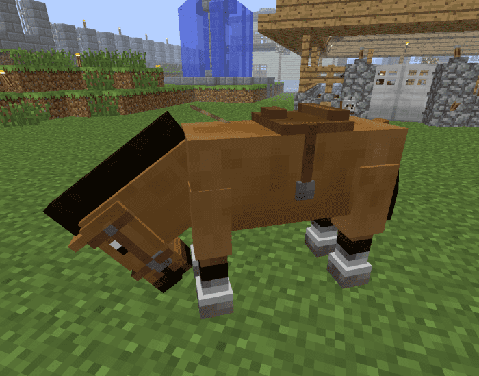 You can only control your horse's movement if it has a saddle equipped!