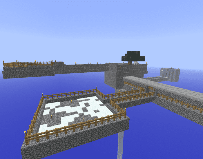Once you start to expand your island, you'll have a floating fortress!
