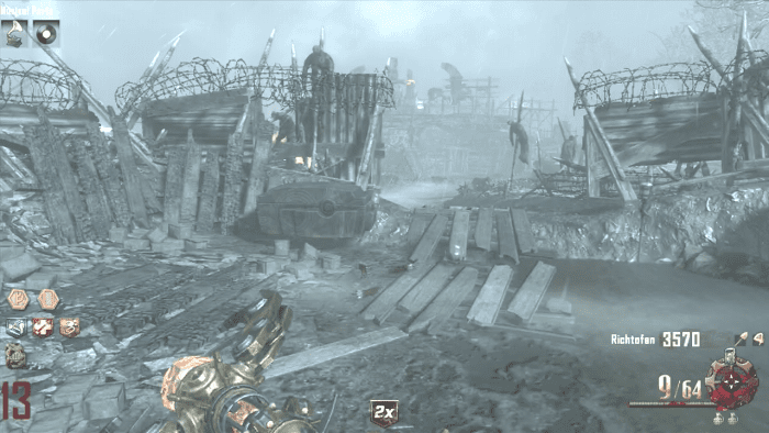 The chest floats away when it is full, making it safe from the Giant Robots.