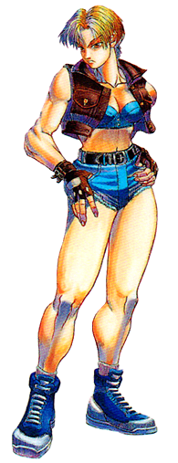 If you are the type of person that likes to constantly move around while barraging your enemies repeatedly, then Lucia is the character you want to choose.