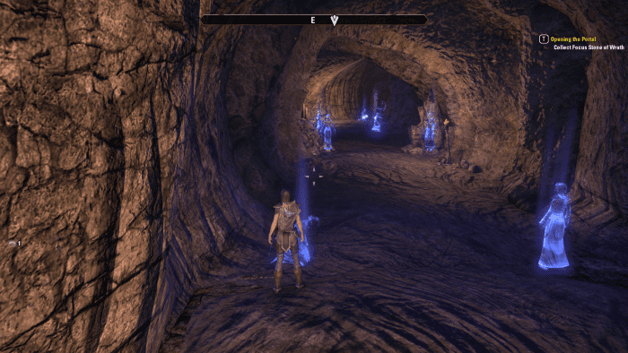 Solving a strange, spiritual puzzle during a trial while Opening the Portal in The Elder Scrolls Online.