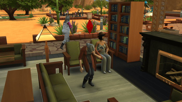 Expose your Sims to too much embarrassment and they may keel over just to escape an awkward moment, never to move again.