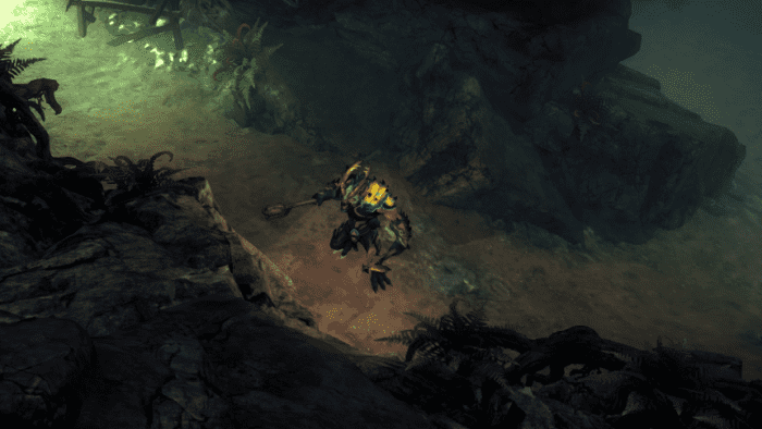 Zaar hunts the Underground of Broken Spear Pass while searching for Kiri Malfagon. (He's about a hundred feet from her at this point.)