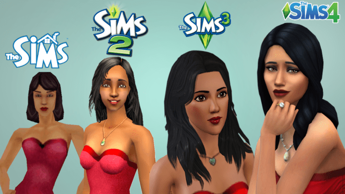 Bella Goth has made an appearance in every Sims game to date, and the animation has changed greatly since the first game.