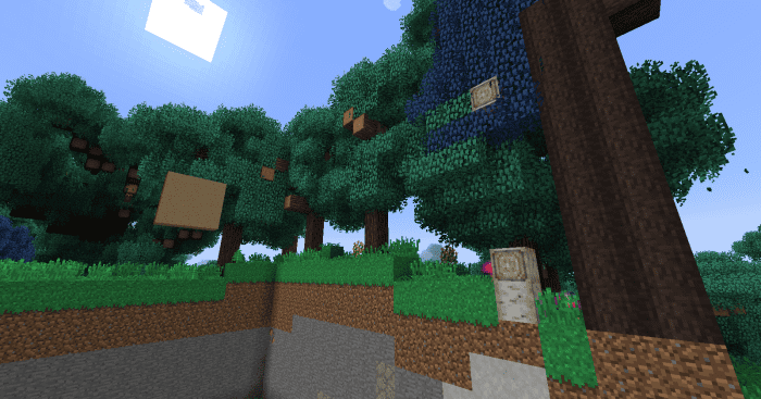 Terrain generation is a mixed bag. On the one hand, you will never find a building that is buried unless it is supposed to be. On the other, you have things like this.