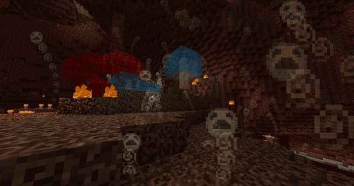 Those who want a more "evil"-styled base will love the upgraded soul-sand, and everyone can benefit from a creepier Nether.