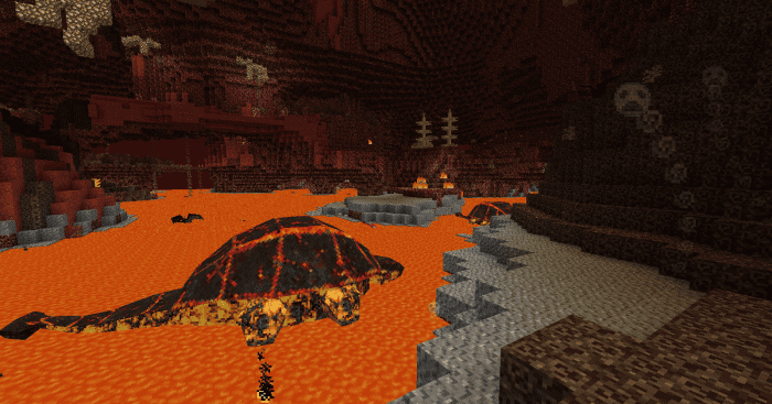Anytime you are near lava you will need to be careful, as several new beasts like the Khalk like to hide under the surface.
