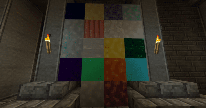 Fluid displays will accept almost all types of liquids, and can be right-clicked to toggle movement on and off.