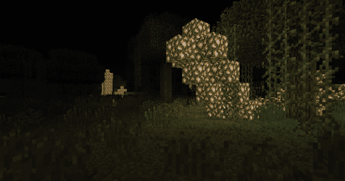 Some dimensions are wildly different from the Overworld, but others only have a handful of important changes, such as the addition of glowstone clusters.