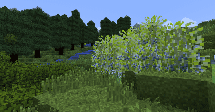 Berry bushes are a common sight in the game's more pleasant zones, and offer an easily accessible source of food for players just starting a new game.