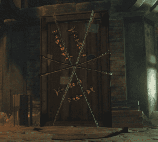 The Statue Crates are are large crates that are chained shut.