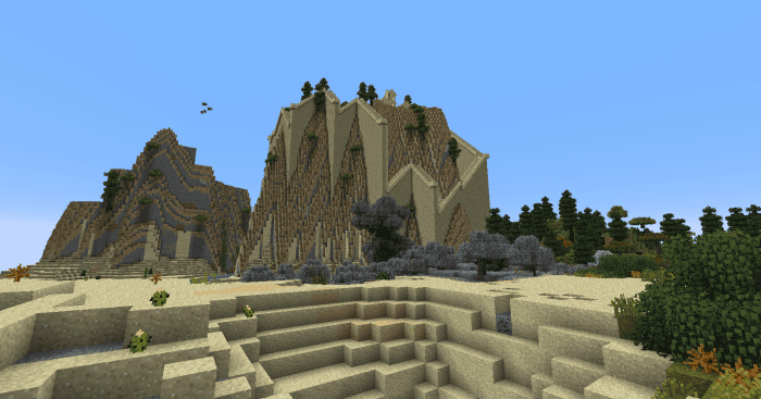 The most fun part of Climate Control may be just how many ridiculous scenarios can be caused. Players can make biomes that can be walked across in seconds, set all villages to generate on mountains, or make Thaumcraft's taint the most common biome.