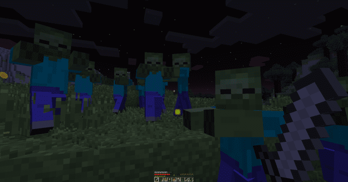 It is possible to defeat a zombie horde with only melee weapons, but players will need to keep a good eye on their surroundings or else risk being attacked from behind.