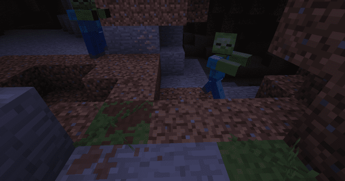 Blood may occasionally be left behind by injured players, and any zombies within a very large area will be able to smell this and will attempt to move towards it.