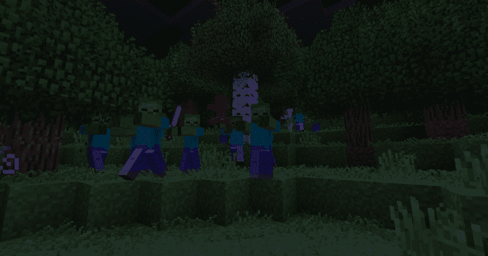 One of Zombie Awareness's more important changes is to make the undead group together in large packs, which means that players will need to rethink most of their strategies for dealing with them.