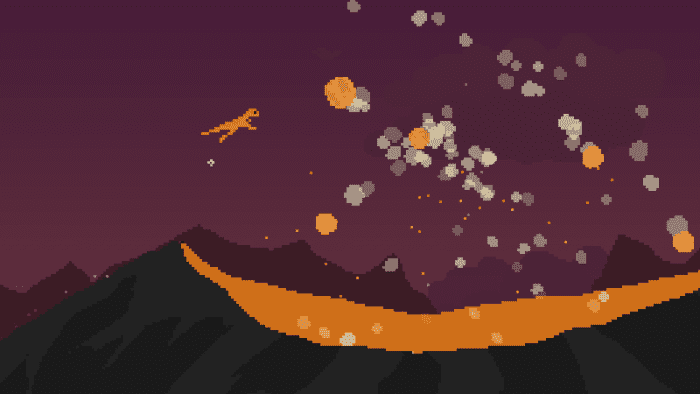 Cavernous volcanoes are just some of the dangerous obstacles these dinosaurs will face.