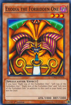 It would be an interesting experiment to see which Yugioh monster is more recognizable: Exodia or Blue-Eyes White Dragon?