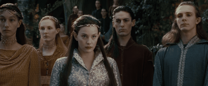 From New Line CInema. Even diminished in power and stature by the Third Age, the elves were still regarded as the perfect race by most other races; if at most times aloof from them.