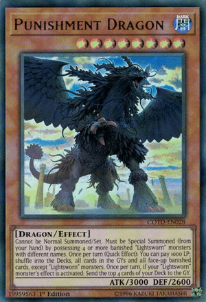 Judgment Dragon destroys all cards on the field while Punishment Dragon recycles all face-up banished and graveyard cards. The writer thinks he prefers punishment over judgment.
