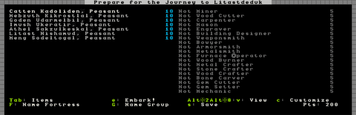 dwarf fortress embark profiles arent showing up