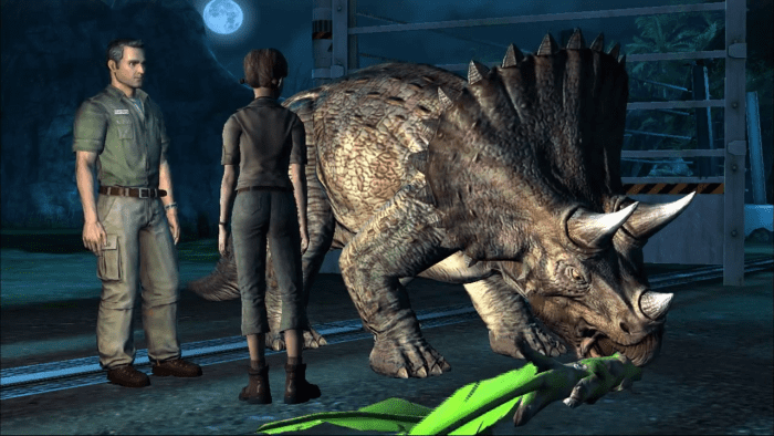 jurassic world the game triceratops