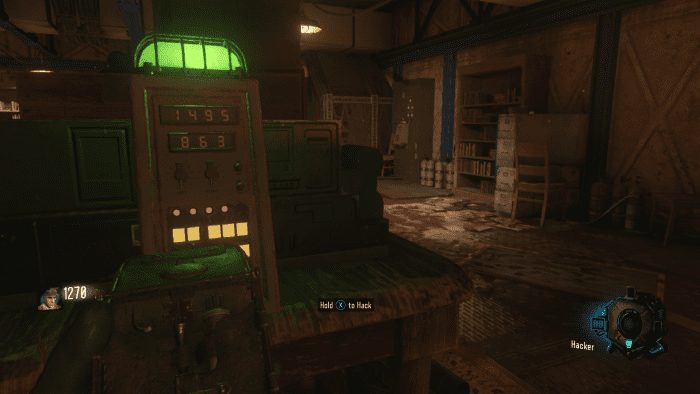 After activating the panels on the wall, the timer will count down. These terminals will need to be hacked before time runs out.