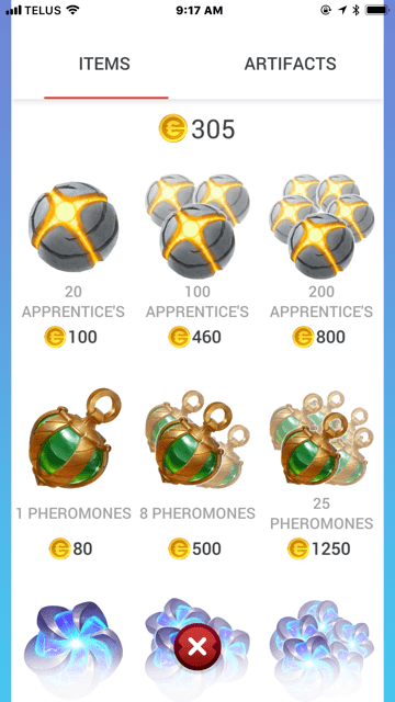 In the "Draconius Go" shop you can purchase a few items or a lot of items. Or you don't have to purchase any items to play the game.