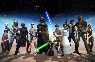 "Star Wars Galaxy of Heroes" mobile app