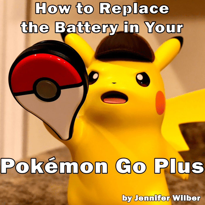 Detective Pikachu can't recharge his Pokemon Go Plus's battery with his electricity. He'll need to replace the battery like everyone else.