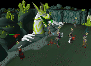 Great Olm: The final boss in the Chambers of Xeric, possibly the best way of making money through PVM at higher levels, apart from the Theatre of Blood.