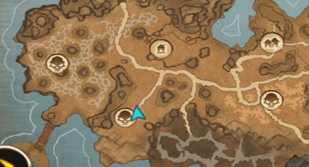 Rammer's vendor is at the exact location as the blue arrow. Rammer spawns just below there.