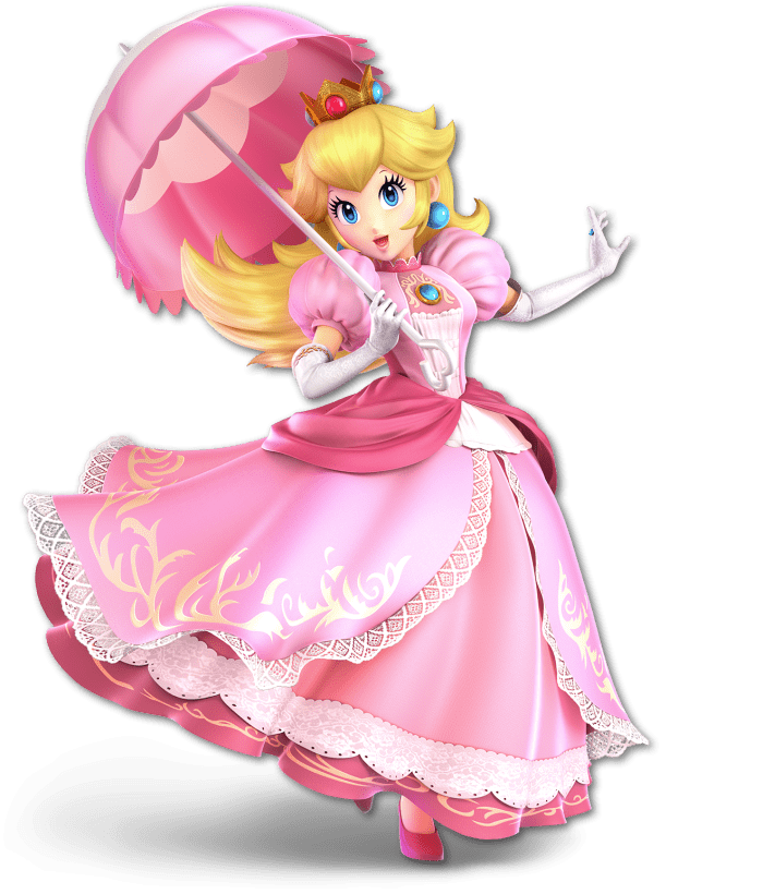 Princess Peach is notorious for getting kidnapped. 