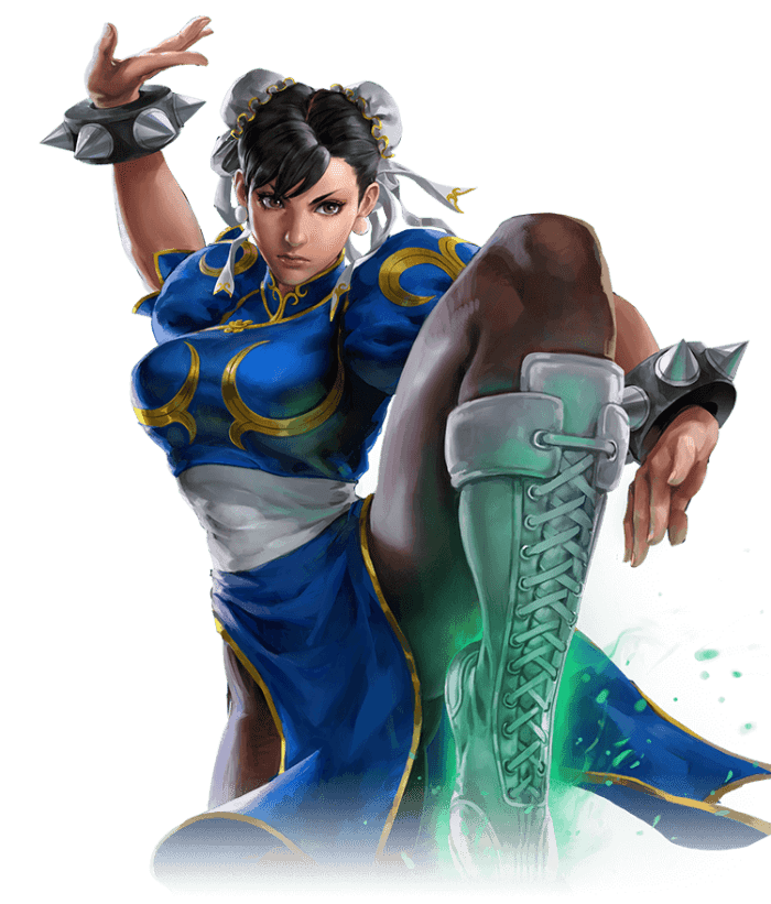 Chun Li  is the female character to appear in a fighting video game franchise.
