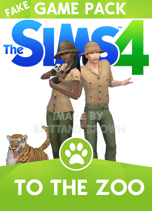 Sims 4 To The Zoo Game Pack. You can find the tiger in Sims 4 Gallery by Grievous501st and the panda bear by CelticKalyrra. Sims 4 Pets EP required to download them.