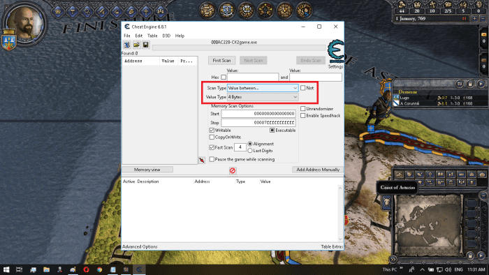 Scan for the Gold Value