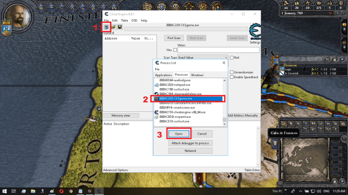 Cheat Engine Software Screenshot
