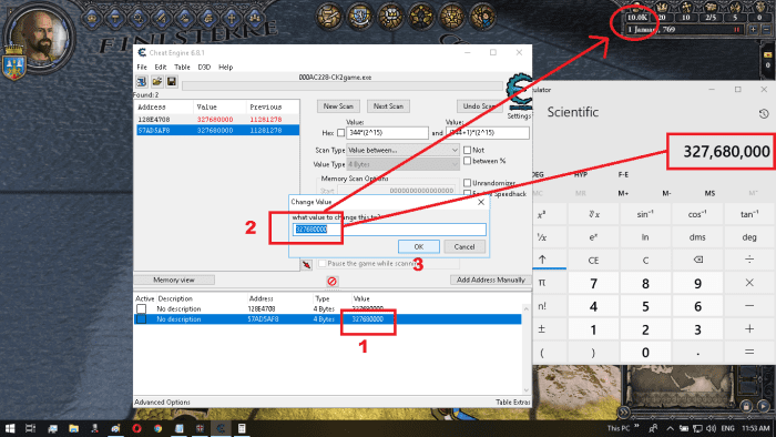 Replace the Gold Value