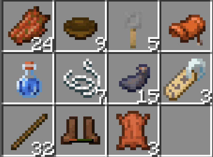 While junk items are, well, junk, they can still be useful, especially things like saddles and name tags