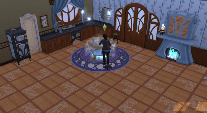 A lot of the items have a natural or antique look, they should blend well with the stuff in many other game packs.