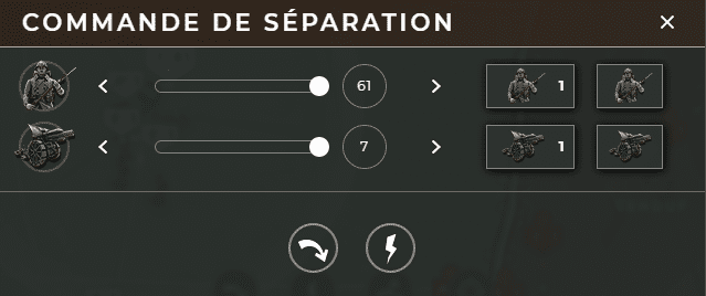 By detaching all troops save 1, one can force enemy aircraft to attack a cannon fodder soldier instead of the target.