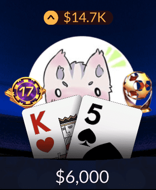 Even a weak hand like K5 is a good all-in very late game. You can't wait forever to go all-in!