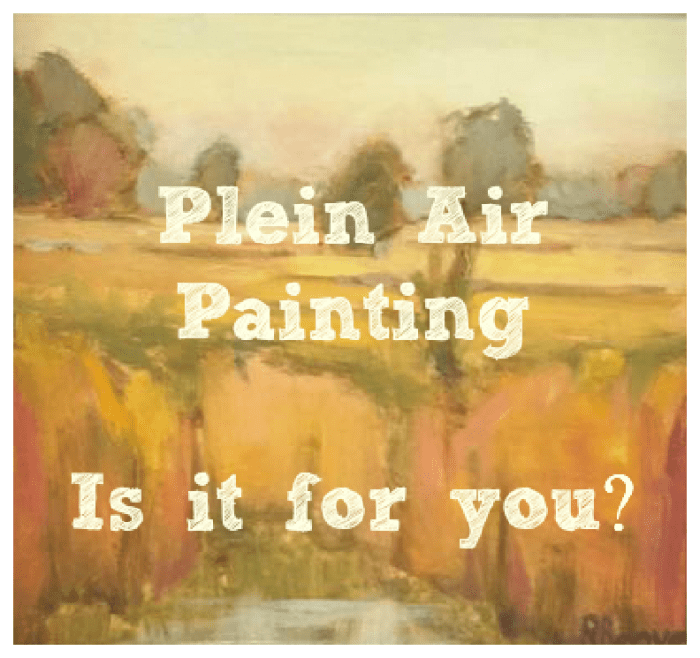 Plein air painting is becoming popular. Learn about the advantages and challenges of painting outdoors. Plus, tips to help you have an easier and more successful outdoor painting experience. "Scioto Ridge" oil painting by Robie Benve