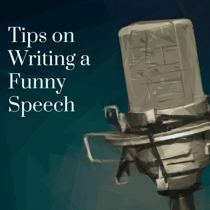 how to make a speech funny